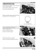 Предварительный просмотр 117 страницы Honda CBR900RR FIRE BLADE Shop Manual