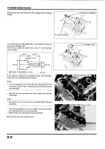 Предварительный просмотр 153 страницы Honda CBR900RR FIRE BLADE Shop Manual