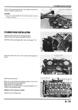 Предварительный просмотр 166 страницы Honda CBR900RR FIRE BLADE Shop Manual