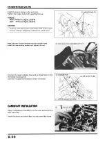 Предварительный просмотр 167 страницы Honda CBR900RR FIRE BLADE Shop Manual