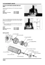 Предварительный просмотр 183 страницы Honda CBR900RR FIRE BLADE Shop Manual