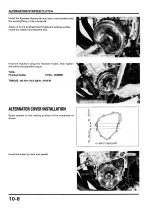 Предварительный просмотр 201 страницы Honda CBR900RR FIRE BLADE Shop Manual