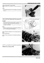 Предварительный просмотр 214 страницы Honda CBR900RR FIRE BLADE Shop Manual