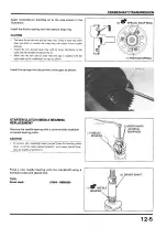 Предварительный просмотр 222 страницы Honda CBR900RR FIRE BLADE Shop Manual