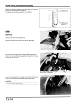 Предварительный просмотр 245 страницы Honda CBR900RR FIRE BLADE Shop Manual