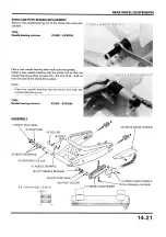 Предварительный просмотр 283 страницы Honda CBR900RR FIRE BLADE Shop Manual