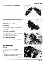 Предварительный просмотр 306 страницы Honda CBR900RR FIRE BLADE Shop Manual