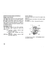 Предварительный просмотр 40 страницы Honda CBX750P Owner'S Manual