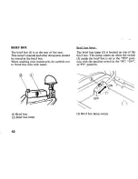 Предварительный просмотр 50 страницы Honda CBX750P Owner'S Manual