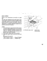 Предварительный просмотр 75 страницы Honda CBX750P Owner'S Manual