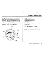 Предварительный просмотр 29 страницы Honda CHF50 2007 Metropolitan Owner'S Manual