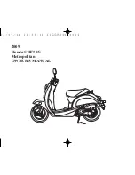 Honda CHF50/S 2009 Owner'S Manual preview