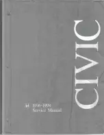 Honda Civic 1196-1998 Service Manual предпросмотр