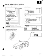 Предварительный просмотр 7 страницы Honda Civic 1196-1998 Service Manual