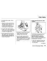 Предварительный просмотр 20 страницы Honda Civic del Sol 1993 Owner'S Manual