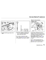 Предварительный просмотр 75 страницы Honda Civic del Sol 1993 Owner'S Manual