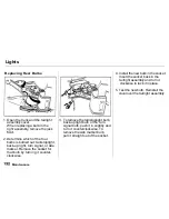 Предварительный просмотр 131 страницы Honda Civic del Sol 1993 Owner'S Manual