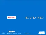 Предварительный просмотр 1 страницы Honda Civic Sedan 2019 Owner'S Manual