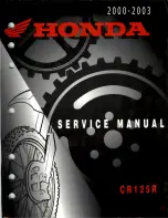 Preview for 1 page of Honda CR 125R 2000 Sevice Manual