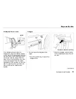 Предварительный просмотр 75 страницы Honda CR-V 1998 Reference Owner'S Manual