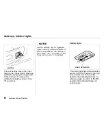 Предварительный просмотр 94 страницы Honda CR-V 1998 Reference Owner'S Manual