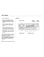 Предварительный просмотр 107 страницы Honda CR-V 1998 Reference Owner'S Manual