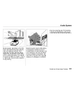 Предварительный просмотр 110 страницы Honda CR-V 1998 Reference Owner'S Manual