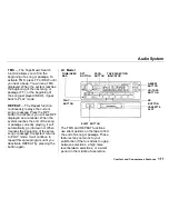 Предварительный просмотр 112 страницы Honda CR-V 1998 Reference Owner'S Manual