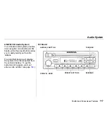 Предварительный просмотр 118 страницы Honda CR-V 1998 Reference Owner'S Manual