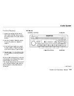 Предварительный просмотр 120 страницы Honda CR-V 1998 Reference Owner'S Manual