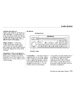 Предварительный просмотр 122 страницы Honda CR-V 1998 Reference Owner'S Manual