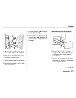 Предварительный просмотр 231 страницы Honda CR-V 1998 Reference Owner'S Manual