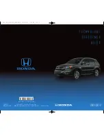 Предварительный просмотр 1 страницы Honda CR-V 2011 Technology Reference Manual