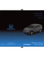 Предварительный просмотр 1 страницы Honda CR-V : LX Technology Reference Manual