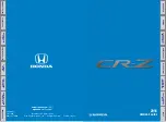 Honda CR-Z 2016 Owner'S Manual предпросмотр