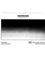 Preview for 124 page of Honda CRF230L Owner'S Manual