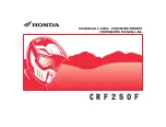 Honda CRF250F Owner'S Manual Installation And Operation preview