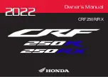 Honda CRF250R 2022 Owner'S Manual preview