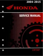 Preview for 1 page of Honda CRF50F 2004-2015 Service Manual