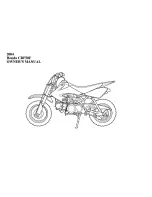 Предварительный просмотр 3 страницы Honda CRF50F 2004 Owner'S Manual