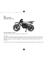 Honda CRF70F 2008 Owner'S Manual preview