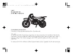 Honda CRF70F 2009 Owner'S Manual preview