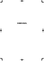 Preview for 36 page of Honda CV7285Z Owner'S Manual