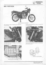 Предварительный просмотр 3 страницы Honda CX500 1978 Shop Manual