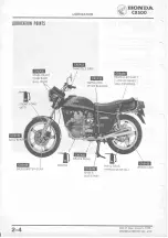 Предварительный просмотр 20 страницы Honda CX500 1978 Shop Manual