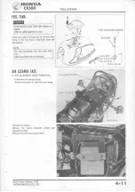 Предварительный просмотр 47 страницы Honda CX500 1978 Shop Manual