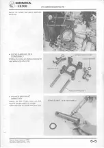 Предварительный просмотр 63 страницы Honda CX500 1978 Shop Manual