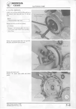 Предварительный просмотр 79 страницы Honda CX500 1978 Shop Manual