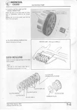 Предварительный просмотр 81 страницы Honda CX500 1978 Shop Manual