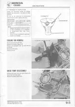 Предварительный просмотр 105 страницы Honda CX500 1978 Shop Manual